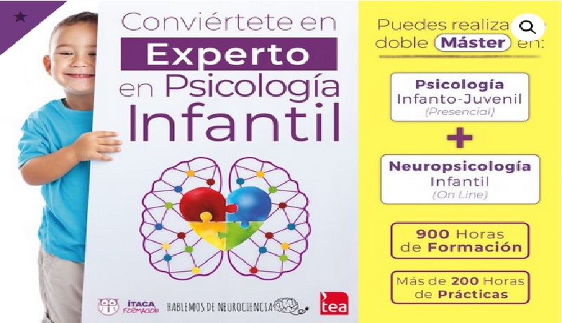 imagen promocional del curso Doble Máster: Psicología y Neuropsicología Infanto-Juvenil